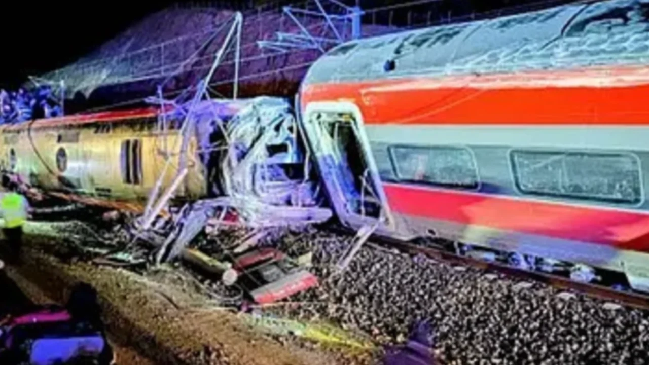 High Speed Train Collision In Spain